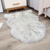 Белый плюшевый ковер, диван для кровати для гостиной, можно стирать