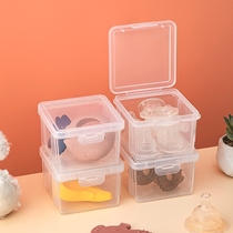 Japanese pacifier storage box baby pacifier match monkey small mushroom teether storage box