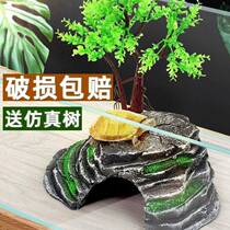 Zgman Tortoise Tortoise Drilling Turtle Bowl Fish Bowl Simulation Stone Tortoise Table Table Rock