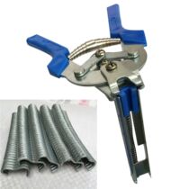 New Hog Ring Plier Tool with 600pcs M Clips Staples Chicken