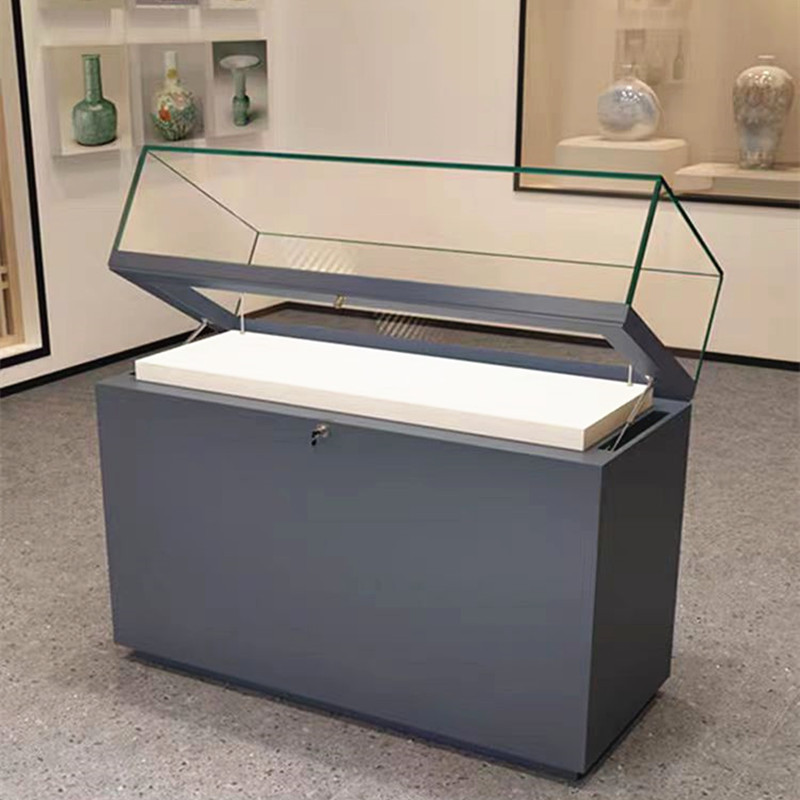Museum Display Cabinets, Cultural Relics Exhibition Cabinets, Hydraulic Antique Calligraphy and Painting Porcelain Display Cabinets, Corporate Exhibition Hall Counters