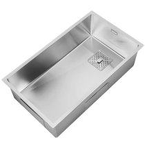 SSWW sink large single sink dishwashing basin integrated basin 304 stainless steel multifunctional dishwashing sink 3553