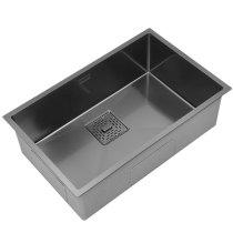 SSWW large single-slot kitchen sink under-counter stainless steel sink 3553