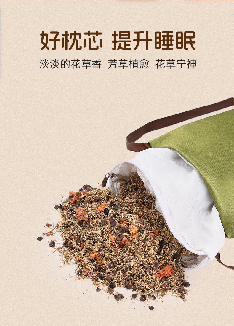 Подушка 广藿小茴香艾草颈椎枕多味中草本护颈硬枕电加热葫芦圆柱艾草 No brand