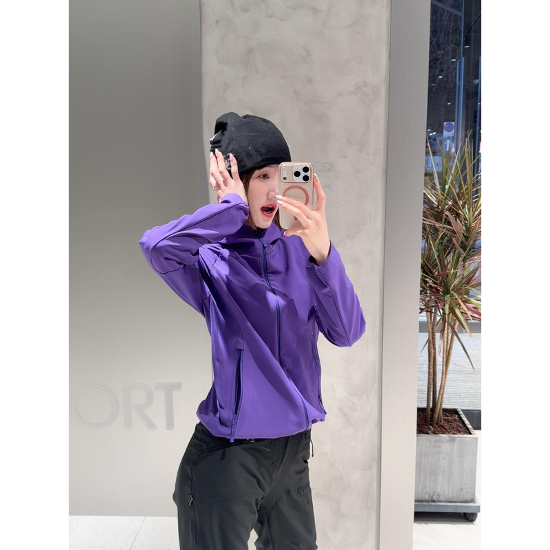 Xiaoshu 2026 Autumn New Windproof and Waterproof Women's Hooded Softshell Fleece Jacket Z Xiaoshu 2026 Autumn New Windproof and Waterproof Women's Hooded Softshell Fleece Jacket Z