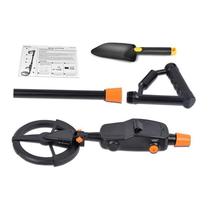 Observe camping outdoor play childrens gold mining girl detection instrument boy prospecting metal exploration and digging for treasure