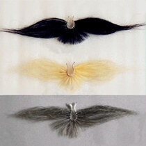 Old mans beard fake beard handlebar mustache mustache mustache upper nose lip mustache opera stage performance props