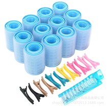 Amazon air bangs curling iron Velcro set self-holding curling iron set hairdressing tool curling barrel