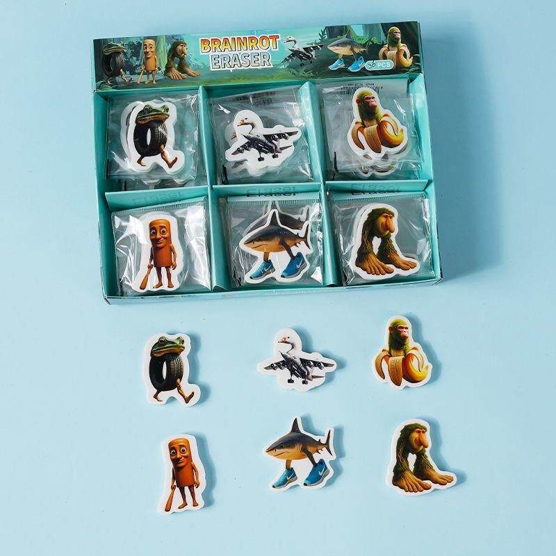 2026年新款山海经木棍人鲨鱼图橡皮擦有何特别之处？