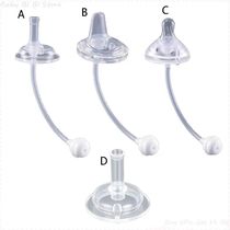 1 Pc Soft Silicone Wide Mouth Sucking Nozzle Conversion Head