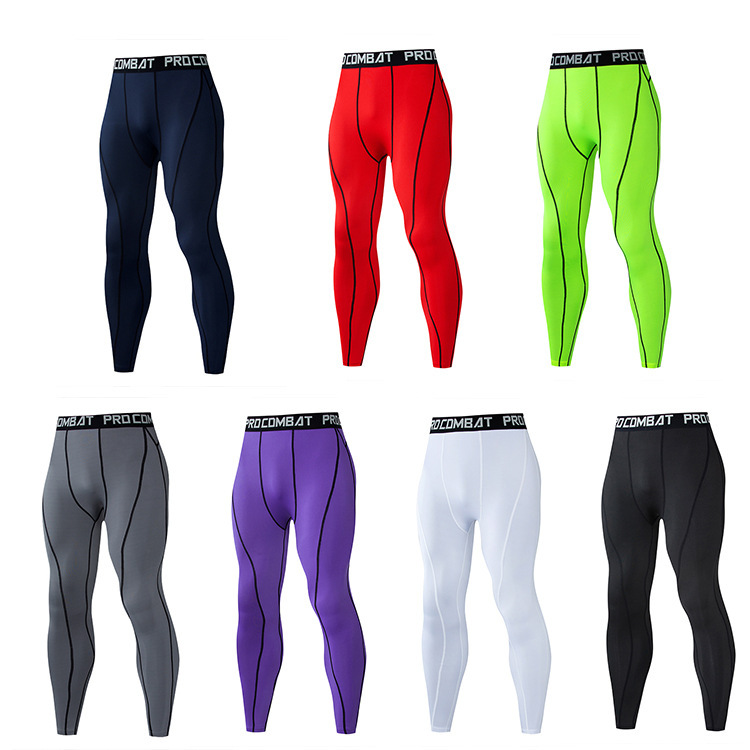 Dika's Men's Summer Quick-Dry Running Compression Pants, Blue Volleyball Training Base Layer, Seven Colors Dika's Men's Summer Quick-Dry Running Compression Pants, Blue Volleyball Training Base Layer, Seven Colors