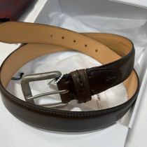 VISVIM CORDOVAN BELT 35MM cordovan leather belt Japanese wide version