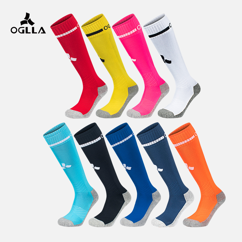 Anjiina Football Socks Thickeneded Towel Bottom Long Tube Professional Competition Training Kidsren and Adults Sweat-Absorbent Non-Slip Sports Socks Anjiina Football Socks Thickeneded Towel Bottom Long Tube Professional Competition Training Kidsren and Adults Sweat-Absorbent Non-Slip Sports Socks