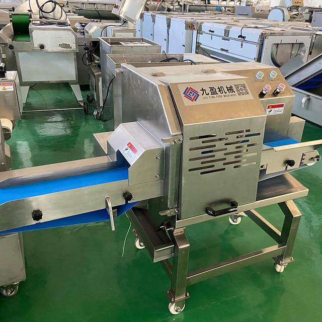 ເຄື່ອງຕັດຊີ້ນໝູ TJ-04D conveyor tripe strip cutting machine braised pig ear slicer cutting beef louvers