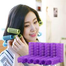 Source manufacturer DIY plastic double-layer hair barrel hair curler bangs hair curler 12 pieces