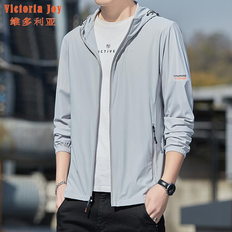 Victoria's Premium Sun Protection Clothing for Men 2026 New Summer Thin Sun Protection Clothing Outdoor Quick-Drying Uv Protection