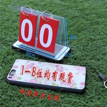 The scoreboard can be turned over for basketball games. The scoreboard can be turned over for billiards and table tennis. The scoreboard can be turned over. The scoreboard is a mini scoreboard.