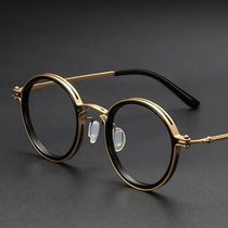 Vintage Round Anti Blue Light Glasses Women Men Classic Meta
