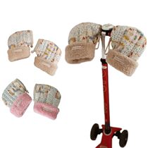 1 Pair Cartoon Pattern Childrens Car Gloves Scooter Mittens