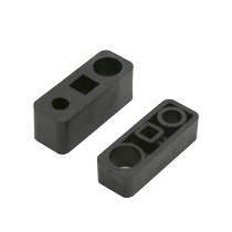 Pressing plate plastic pad black plastic ABS flame-retardant gasket steel-plastic cable fixer heightening rubber pad matching screw layered cable fixer pad can be superimposed on cabinet cable management computer room integrated wiring