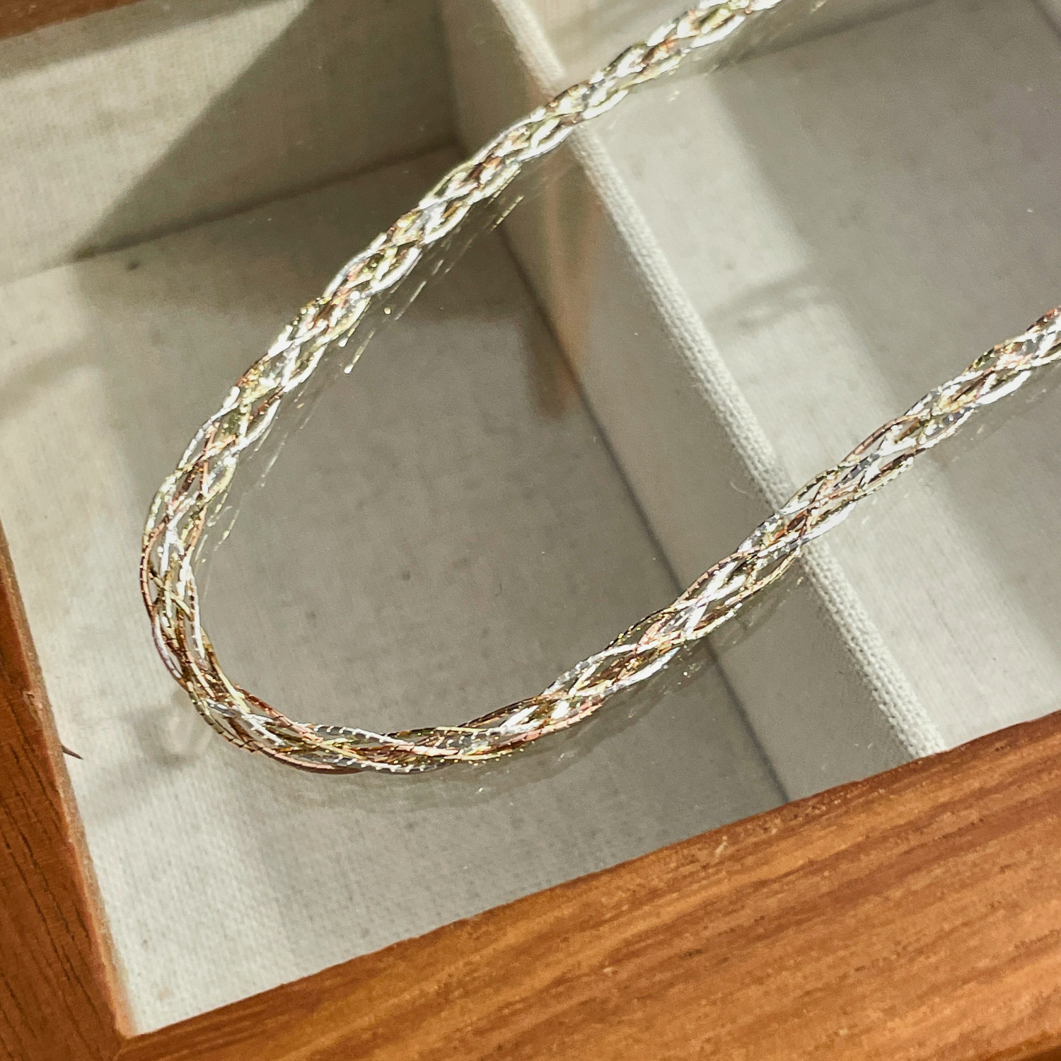 Серебряное ожерелье 繁星编织意大利进口项链 Sicle