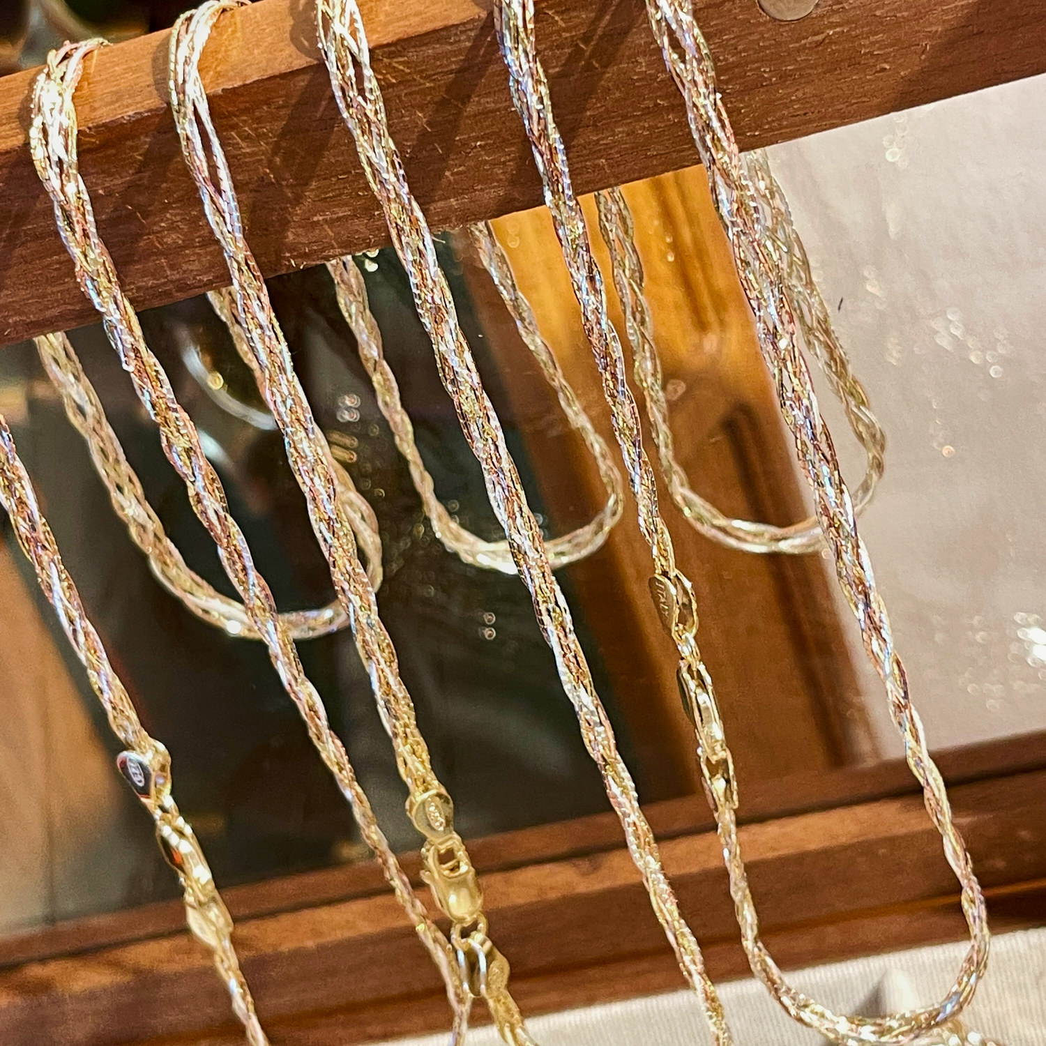 Серебряное ожерелье 繁星编织意大利进口项链 Sicle