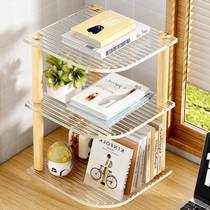 Bookshelf desktop storage rack home student dormitory table simple storage cabinet office multi-layer small bookcase