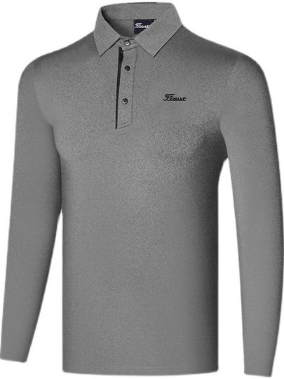 2025 Herbst und Winter neue Tit Golfbekleidung Herren lässiges Langarm-Poloshirt Outdoor-Sport-Golf-Top