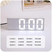 Alarm clock and night light integrated ins style electronic clock pendulum desktop night light integrated ornament desktop student dormitory dedicated