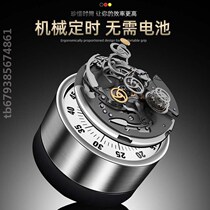 Mechanical timer student management time alarm clock magnet baking countdown timer with kitchen stainless steel reminder