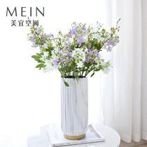 Nordic long-branch tuberose artificial flower bouquet dining table home decoration living room decoration fake flower floral set decoration