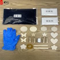 Blue indigo mud dye batik tie dye zha dye grass dye indigo dye natural pure plant soil indigo horse blue dye