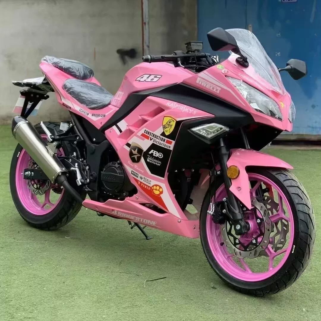 Оригинальный Kawasaki маленький Ниндзя мотоцикл национальный Sifi распыление спорт двойной цилиндр холодный транспорт Horizon заблокирован locomotive locomotive