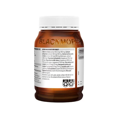 Австралия Blackmores Aojiabao кальциевые таблетки магния комплекс витамин D3 200 кальциевые добавки для взрослых