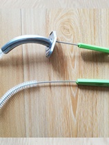 Clean tracheal cannula brush tracheotomy cannula tube brush lumen instrument brush tool round hole brush cleaning lotus root brush