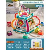 Educational 0 Toys 2-Early Education Year 681 One Pat Music Drum Baby Month Baby Childrens Hand Pat Hexahedron 12