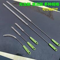 Small brush straw brush slender water pipe brush test tube brush straw brush cleaning brush soft-bristled extended brush custom-made