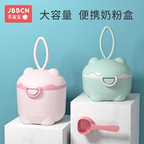 Jibaobao milk powder box portable box out-of-door packaging box baby food storage box sealed moisture-proof can storage box