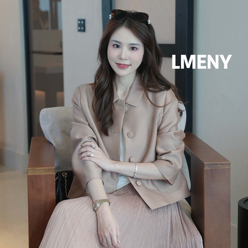 Mengjie Clothing [Silk Wool Coat] Merino Wool Top for Women 2026 Autumn New High-End Coat