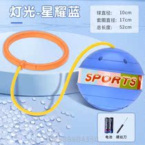 Toy foot ball kick ball F jump flash throw kindergarten children @sensory integration training childrens jump ball single toy soft rope