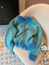 American Style Vintage Women Knitwear 2024 Autumn Winter O-N