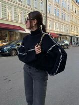 Fashion Knitted Sweater Pullovers For Women Casual O Neck Lo