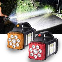Solar Portable Lanterns Powerful COB Torch Light USB Recharg