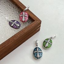 Yinruitai s925 sterling silver cross bohemian necklace without necklace single simple single pendant clavicle chain for women