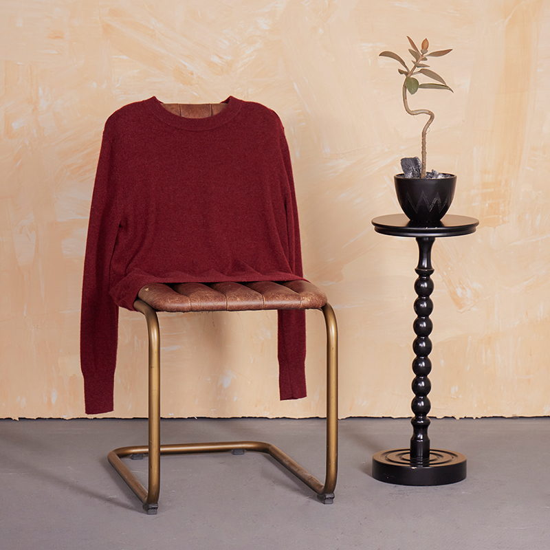 Ap Luge [Black Label Series] Italian Imported 100% Cashmere Crew Neck Pullover 2024 Winter 43116St