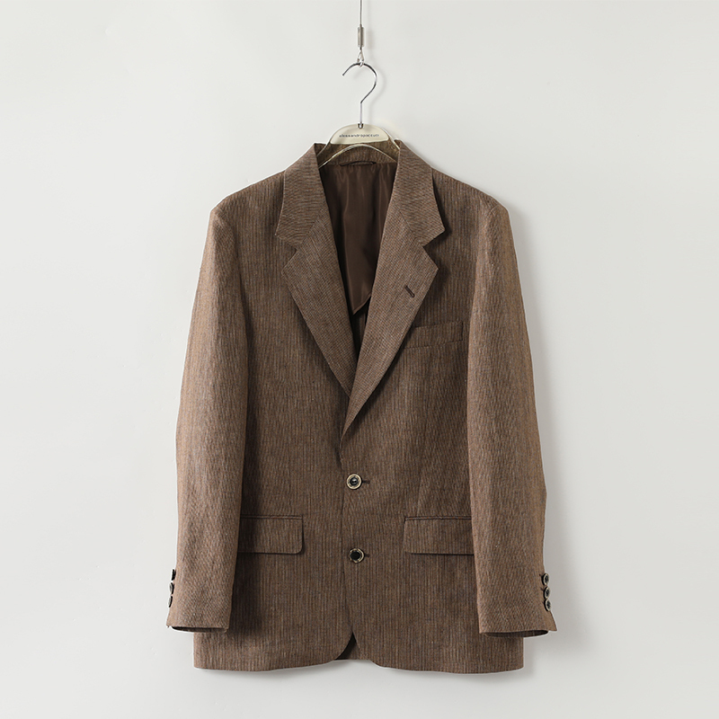 Ap Luo Ge [Black Label Series] Italian Imported Linen Versatile Blazer for Women 2025 Autumn 42045Wz