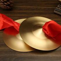 Bronze cymbals gongs and drums adult large cymbals small cymbals bright cymbals waist drum cymbals kindergarten three and a half props childrens toy cymbals