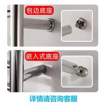 New electric heated towel rack factory 304 stainless steel smart towel bar bathroom toilet drying wall-mounted device