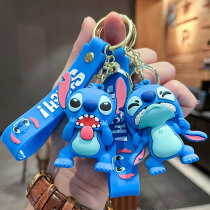 Cartoon Anime Keychain Mouse Lilo Stitch Keyring Key Ch