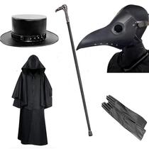 Halloween steam medieval plague doctor cos beak mask men and women cyberpunk stage party mask